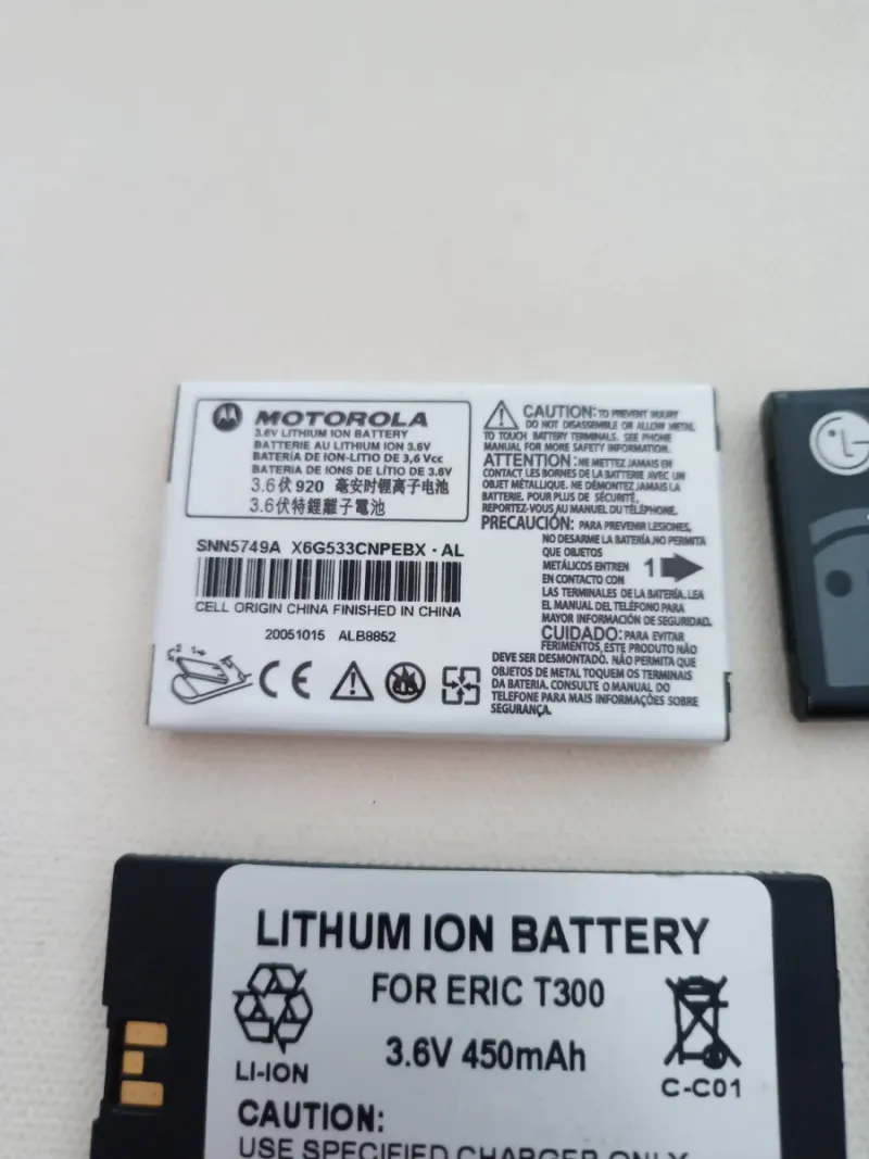 Baterías Móviles Litio LG, Motorola, Siemens afbeelding 2