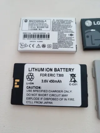 Baterías Móviles Litio LG, Motorola, Siemens