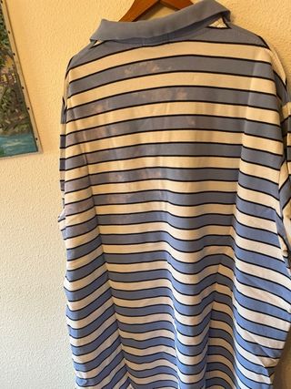 Polo Ralph Lauren 4XLT Rayas Azul Claro