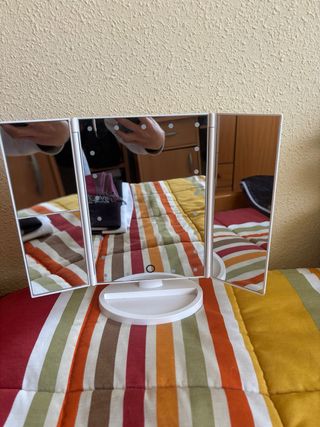 Espejo Maquillaje con Luz LED