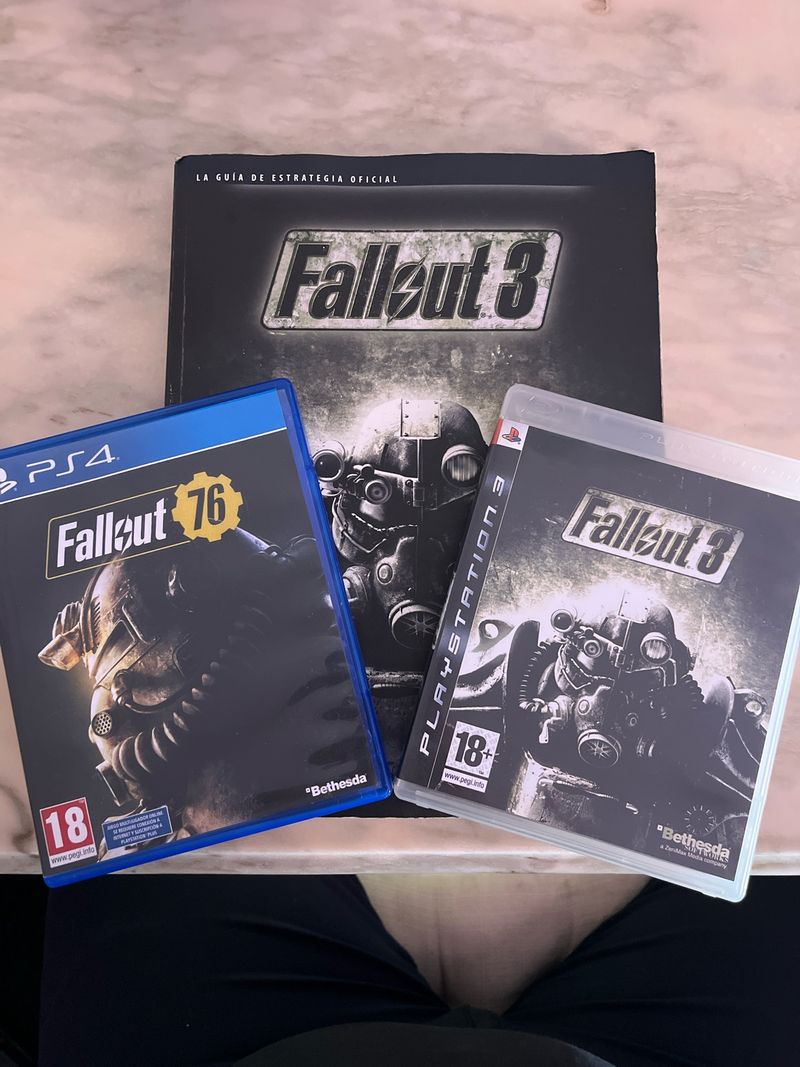 Fallout 3,Fallout 76,Guía Oficial,caratulas repro