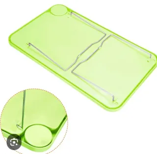 2 Bandejas Cama Ikea Verde/Plata