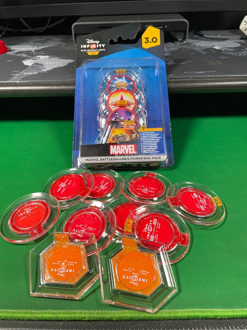 DISNEY Infinity Marvel Power Disc Pack + 11 Discos