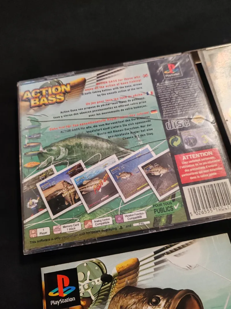 Action Bass PS1 PAL ITA ENG FRA DEU afbeelding 2