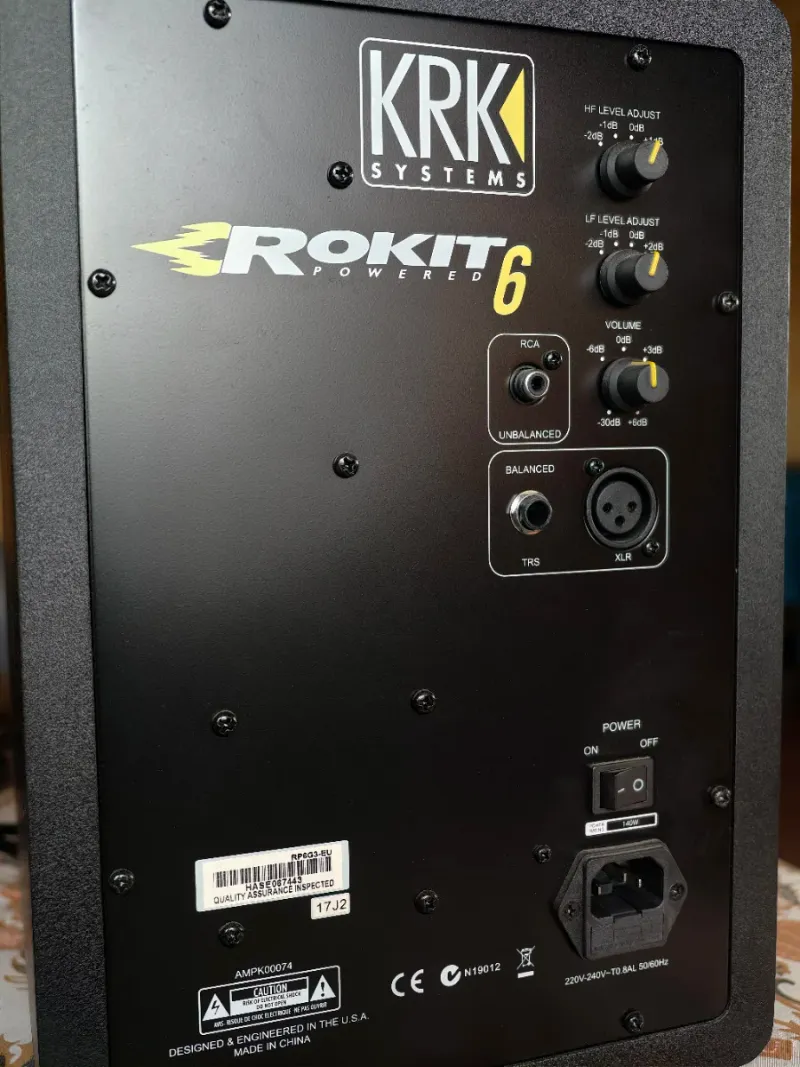 KRK Rokit 6 G3 Monitores de Estudio afbeelding 4