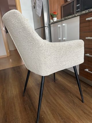 Silla PURHUS de JYKS blanco/ crudo