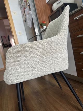 Silla PURHUS de JYKS blanco/ crudo