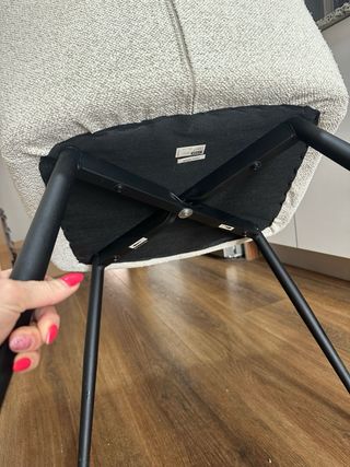 Silla PURHUS de JYKS blanco/ crudo