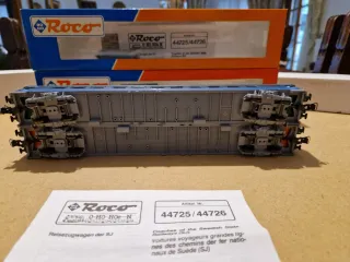 Roco H0 Coppia Carrozze Passeggeri Svedesi 44725/6