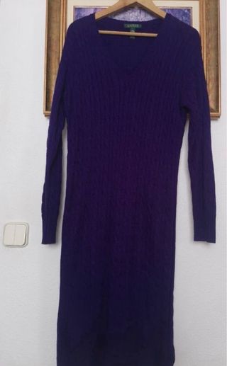Jersey Ralph Lauren Morado Punto Trenzado