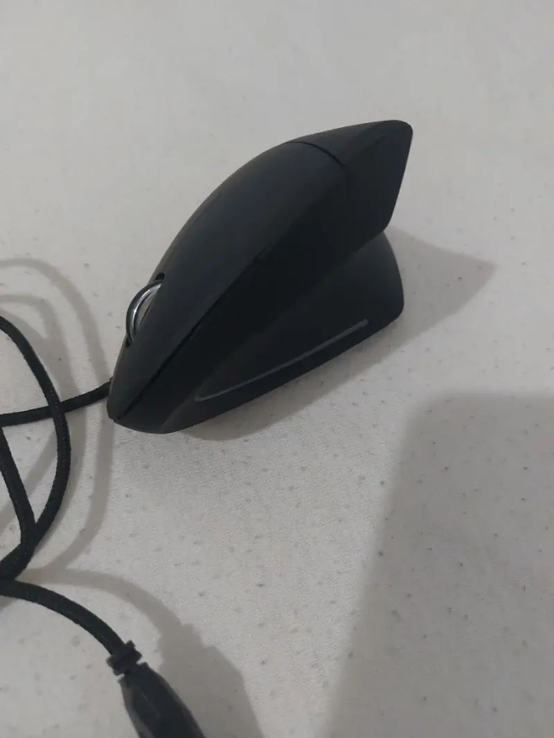 Ratón Ergonómico USB Negro afbeelding 2