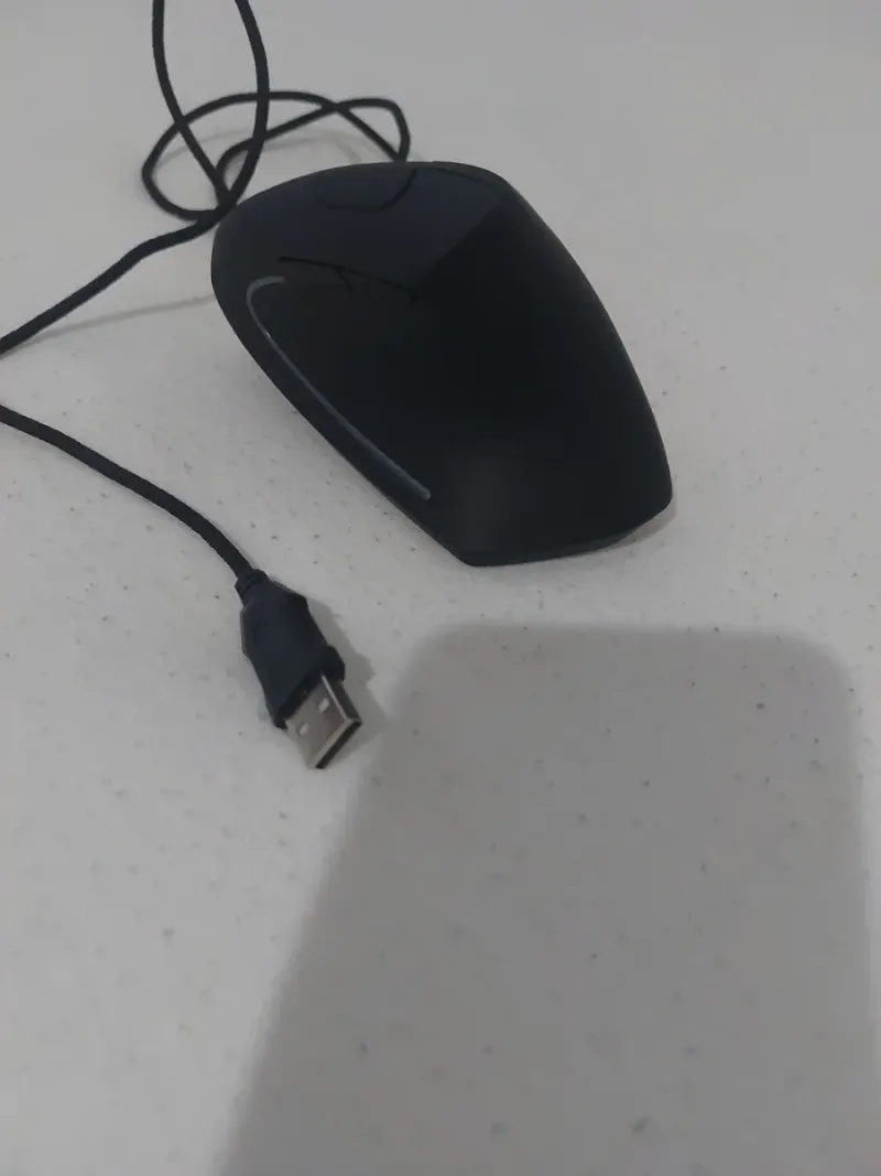 Ratón Ergonómico USB Negro afbeelding 4