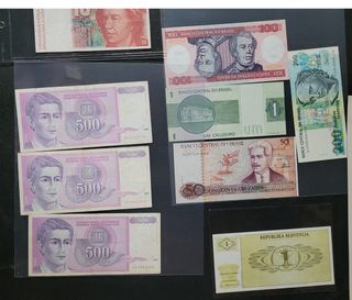 Lotto 44 Banconote Mondiali Miste