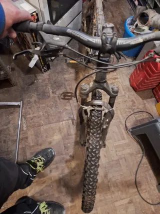 Bicicleta Montaña Rockrider Negra