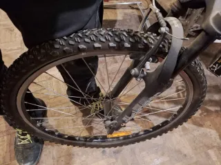 Bicicleta Montaña Rockrider Negra