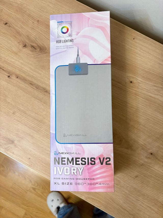 Alfombrilla Newskill Nemesis V2 Ivory XL afbeelding 4