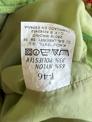 Conjunto fiesta talla 46 vestido americana