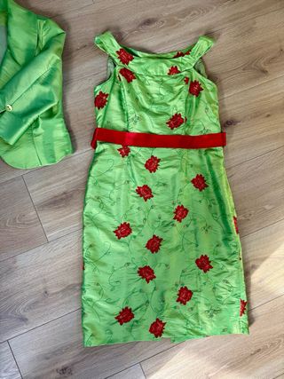 Conjunto fiesta talla 46 vestido americana