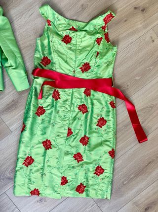 Conjunto fiesta talla 46 vestido americana