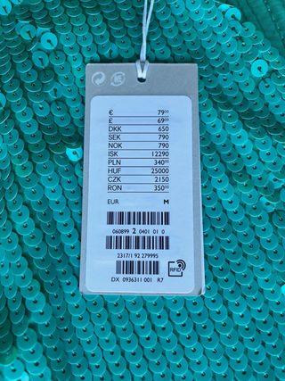 Top lentejuelas verde fiesta