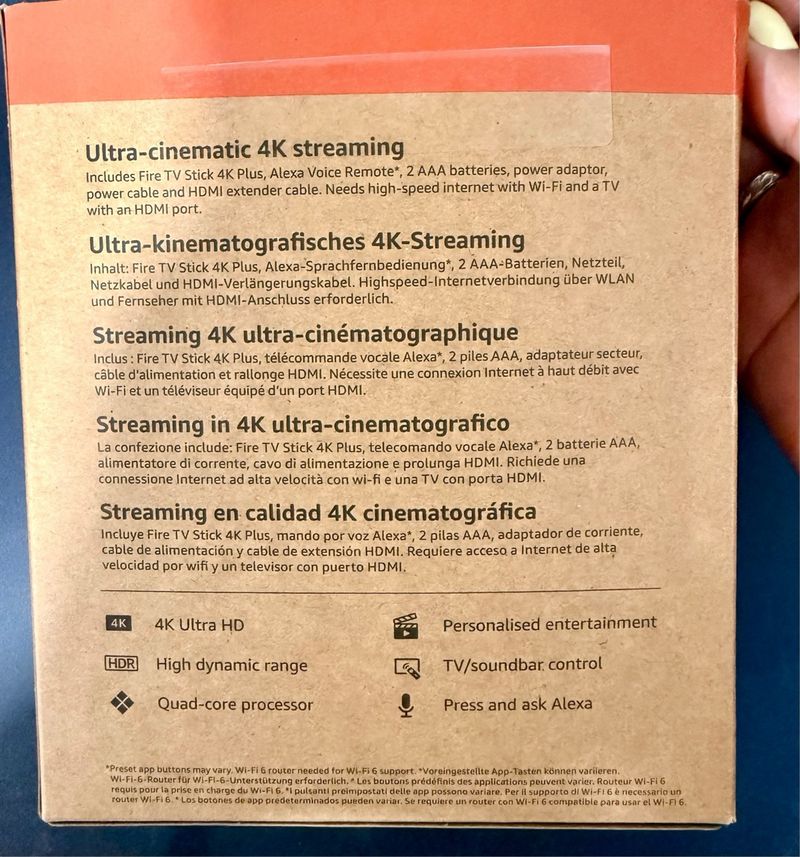 Fire TV Stick 4K Plus Alexa - Como Nuevo afbeelding 4