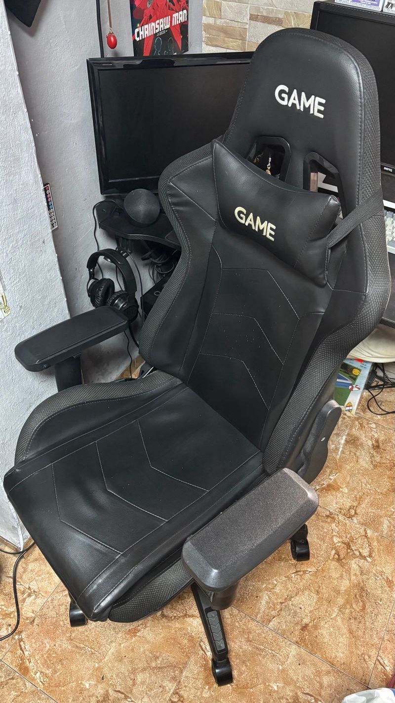 Silla Gamer Negra con Luces LED RGB afbeelding 6
