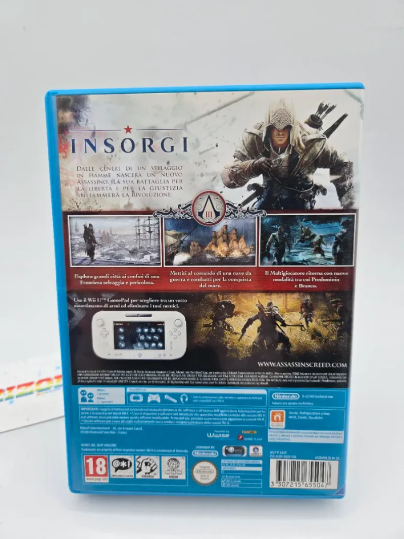 Assassin's Creed III Wii U PAL afbeelding 2