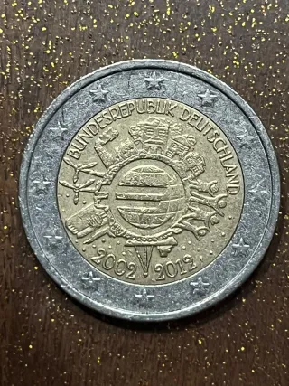 2 Euro Commemorativo Germania 2002
