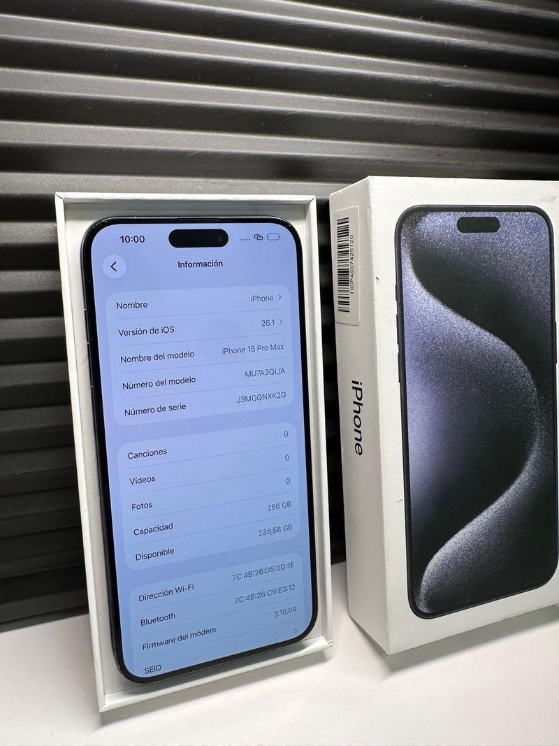 iPhone 15 Pro Max 256GB Azul Marino afbeelding 4