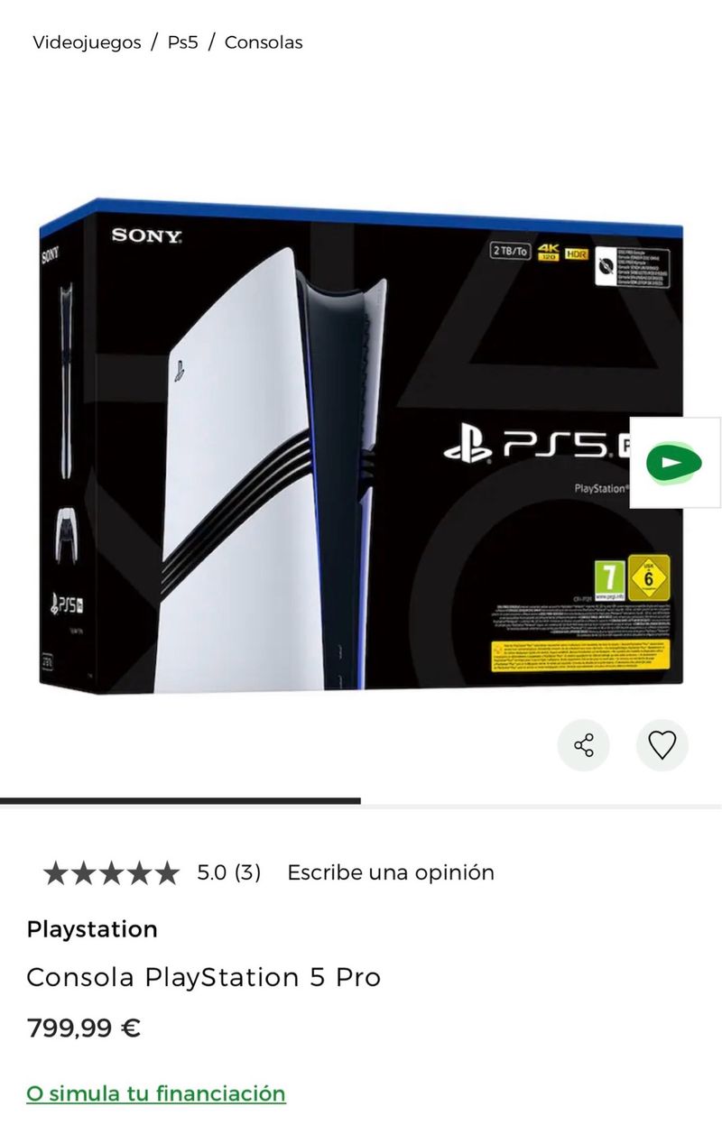 Consola PlayStation 5 Pro Blanca