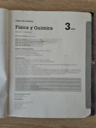 FÍSICA Y QUÍMICA (3 ESO)