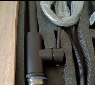 Grifo de cocina nuevo negro extraíble fregadero