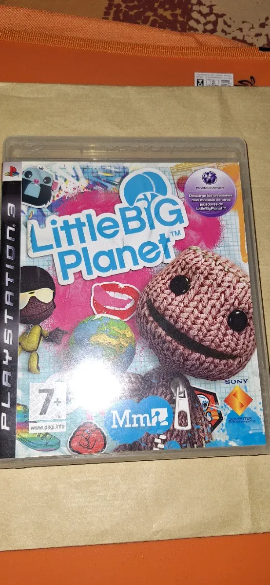 Carcasa y manual LittleBigPlanet PS3
