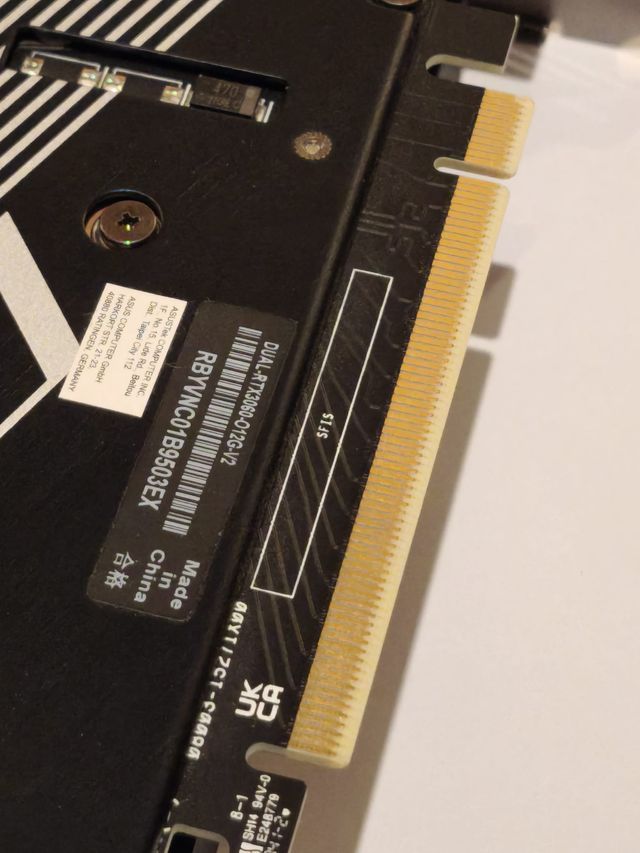 Nvidia RTX 3060 12GB ASUS afbeelding 4