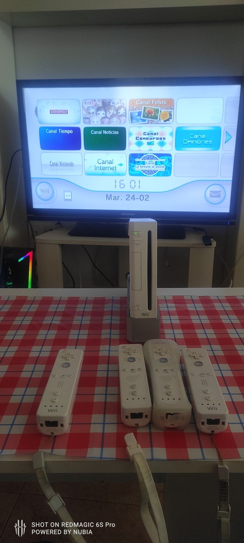 Consola Nintendo Wii Blanca + 2 Juegos afbeelding 6