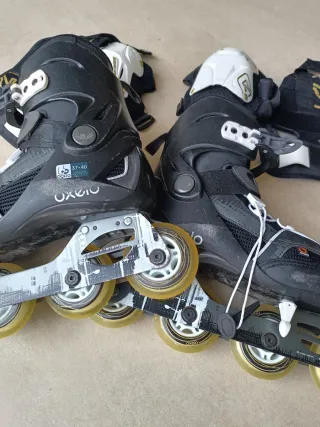 Patines en línea Oxelo Talla 37-40 + Protecciones