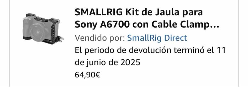 SmallRig Cage Kit para Sony Alpha 6700 afbeelding 4