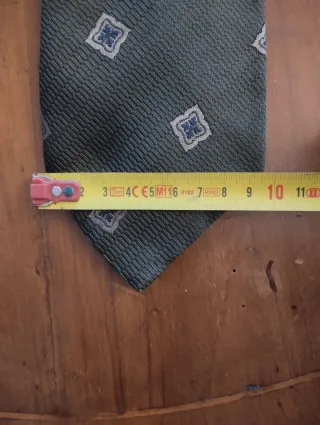 Cravatta Fendi Seta Verde