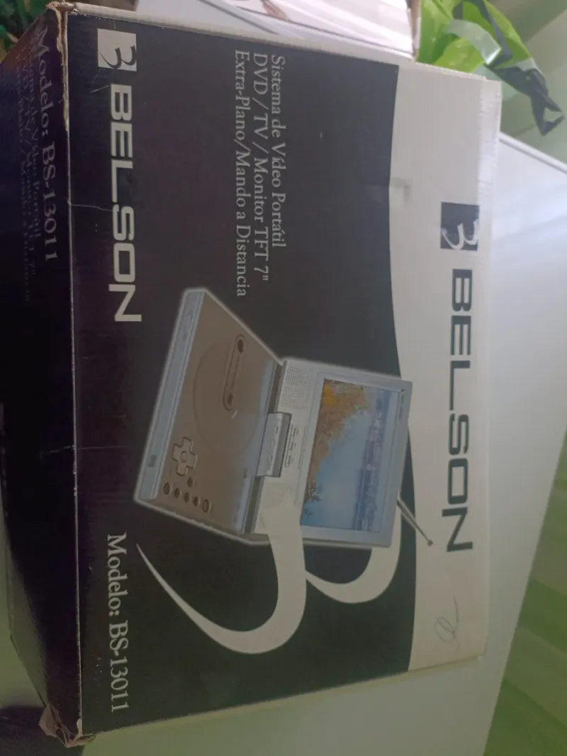 DVD/TV/Monitor Portátil Belson TFT 7