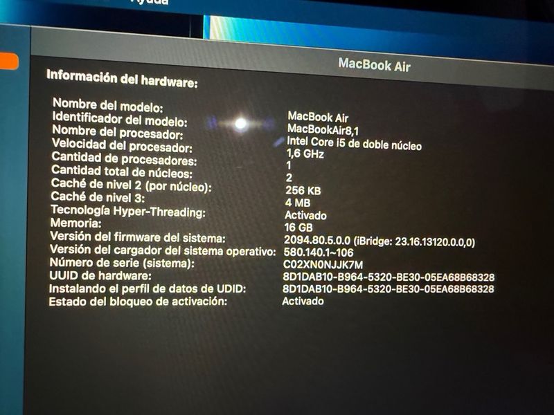 MacBook Air 2018 16GB RAM / 256GB SSD afbeelding 7