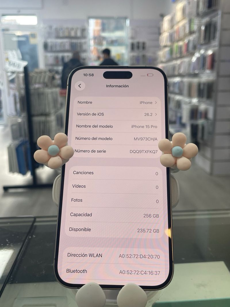 iPhone 15 Pro 256GB gris afbeelding 5