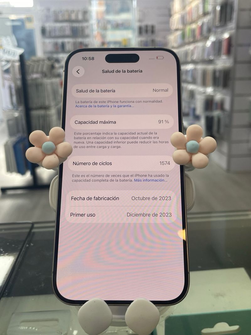 iPhone 15 Pro 256GB gris afbeelding 4