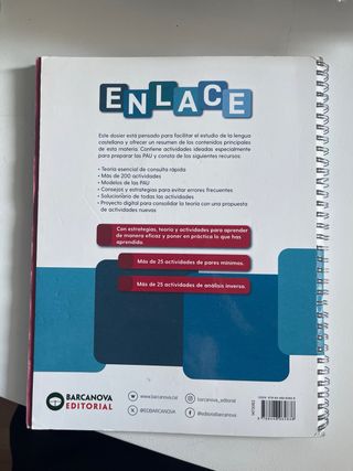 Libro Lengua Castellana PAU - Enlace