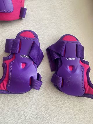 Casco y protecciones patinaje infantil Oxelo