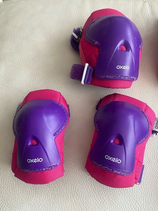 Casco y protecciones patinaje infantil Oxelo