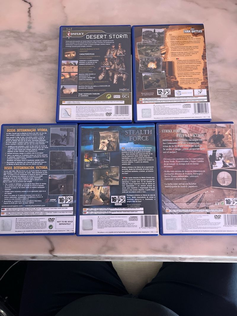 Lote 5 Juegos,discos con marcas pero funcionales afbeelding 2
