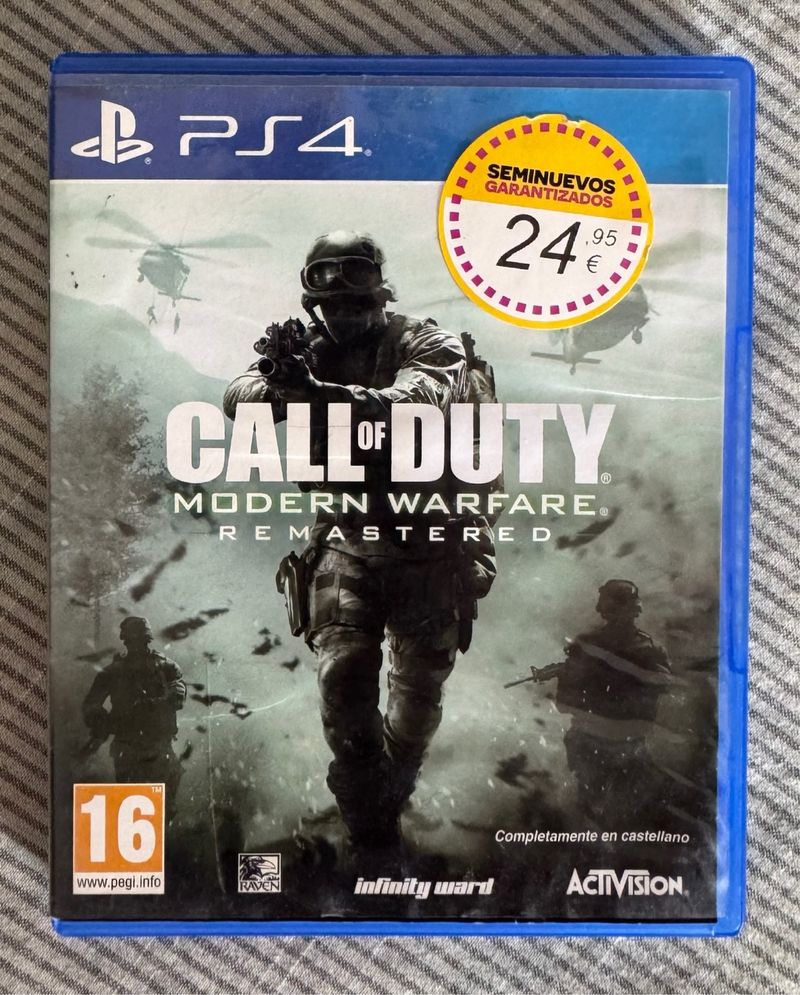 Call of Duty Modern Warfare Remastered PS4