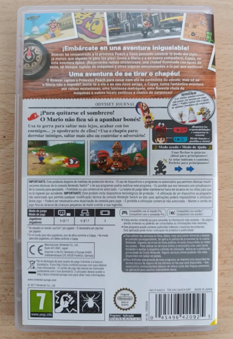 Super Mario Odyssey Nintendo Switch afbeelding 3