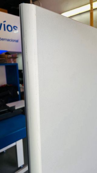 Biombo separador oficina aluminio/madera 168x80