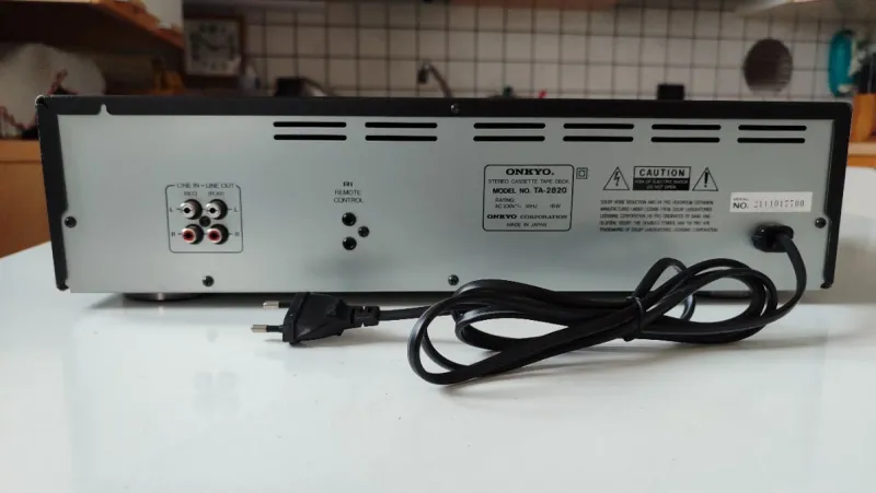 Reproductor de cassettes Onkyo TA-2820 afbeelding 9